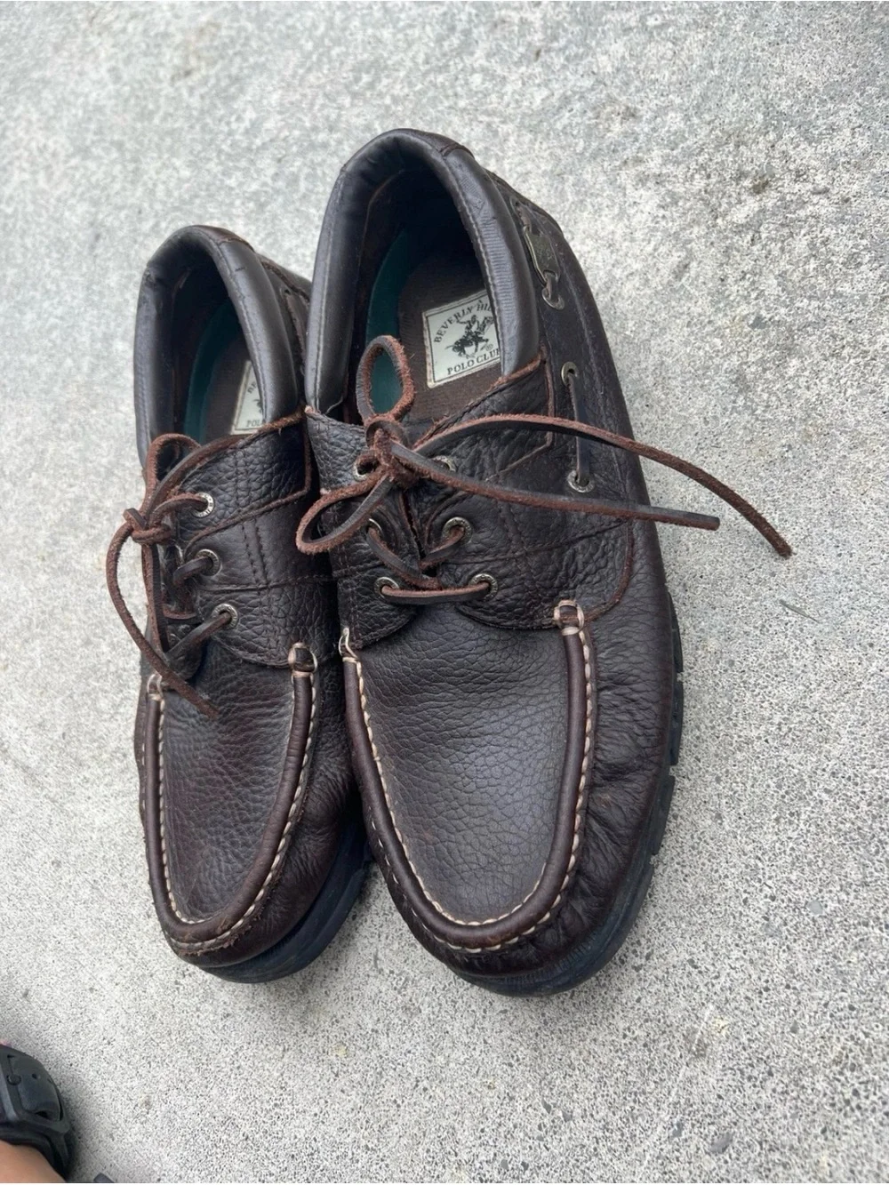 Vintage Beverly Hill Polo Club Boat Shoes Size 12